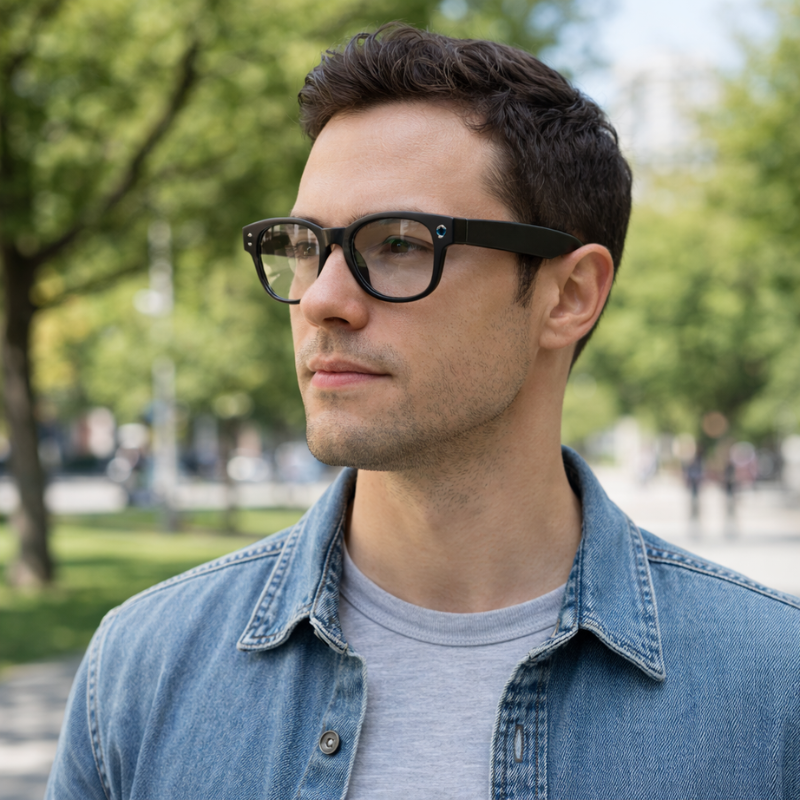 Smarte Brille mit 1080p-Kamera und Übersetzungsfunktion